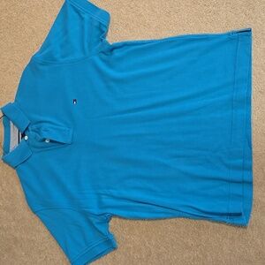Tommy Hilfiger Bright Blue Polo Men's small